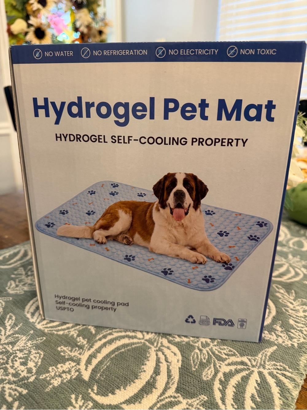 Hydrogel  Self-Cooling Dog Pad